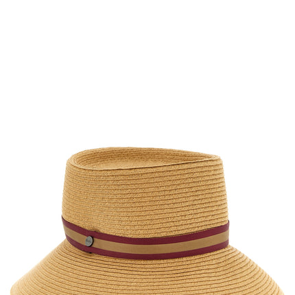 Borsalino Beige Fiber Sunhat