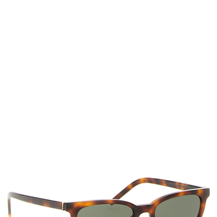 Saint Laurent Brown Acetate Sunglasses
