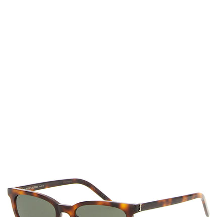 Saint Laurent Brown Acetate Sunglasses