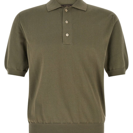 ZANONE Bicolor Cotton Polo Shirt
