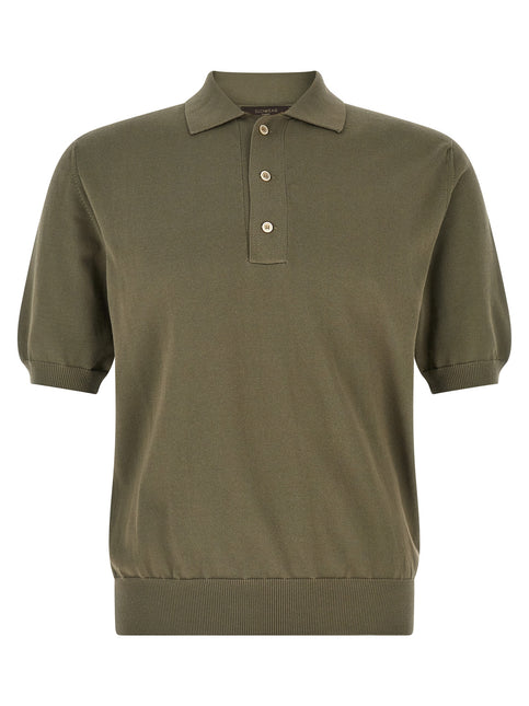 ZANONE Bicolor Cotton Polo Shirt