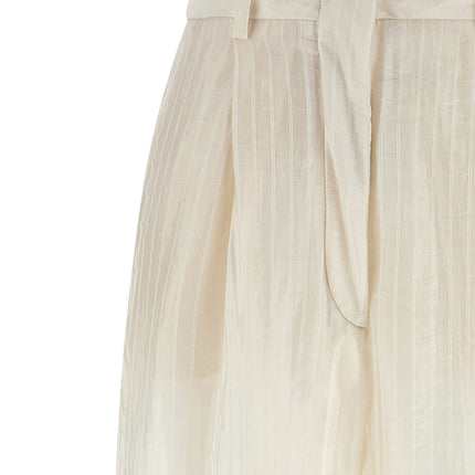 THELATEST Beige Elastane Pants
