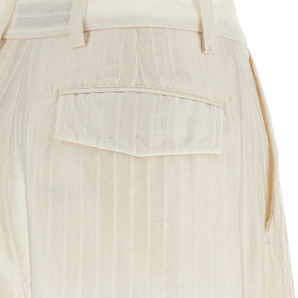 THELATEST Beige Elastane Pants