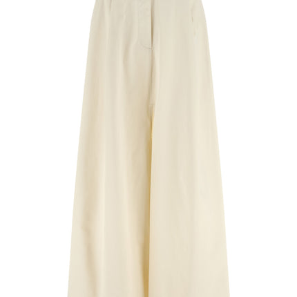 THELATEST Beige Cotton Mini Skirt