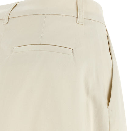 THELATEST Beige Cotton Mini Skirt