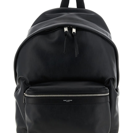 Saint Laurent Black Calfskin Backpack