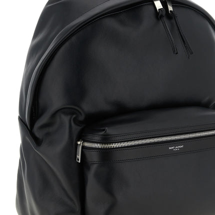 Saint Laurent Black Calfskin Backpack