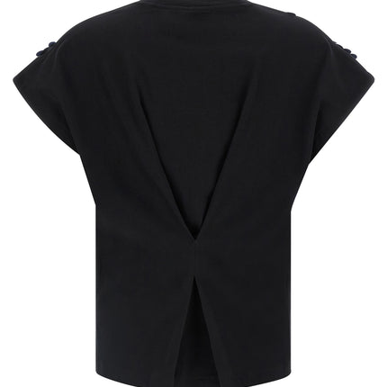 NUDE Black Cotton T-Shirt