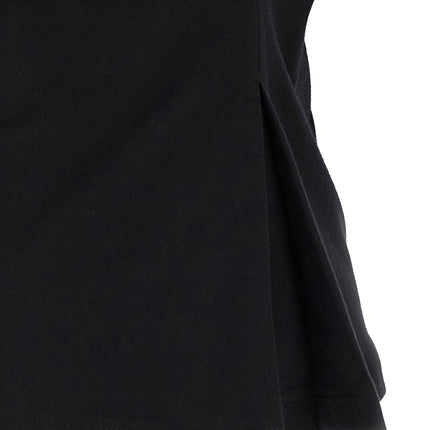 NUDE Black Cotton T-Shirt