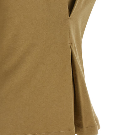 NUDE Brown Cotton T-Shirt