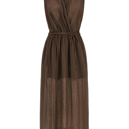 NUDE Brown Tencel Long Dress NUDE