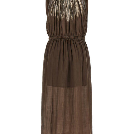 NUDE Brown Tencel Long Dress NUDE