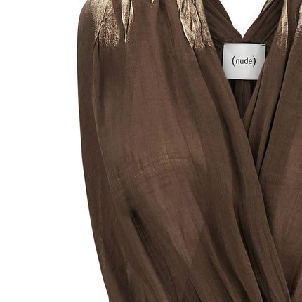 NUDE Brown Tencel Long Dress NUDE