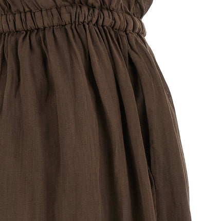 NUDE Brown Tencel Long Dress NUDE