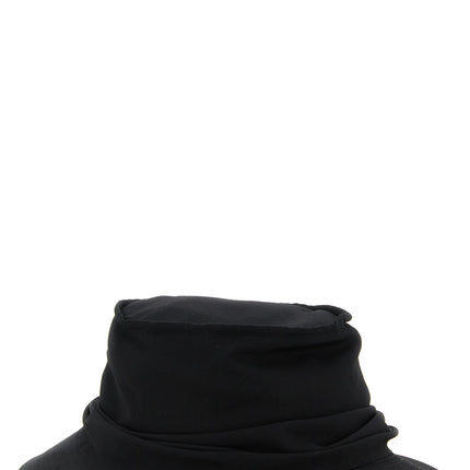 Yohji Yamamoto Black Wool Bucket Hat Yohji Yamamoto