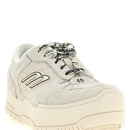 Balenciaga Beige Bovine Leather Platform Sneakers Balenciaga