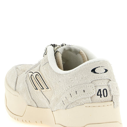 Balenciaga Beige Bovine Leather Platform Sneakers Balenciaga