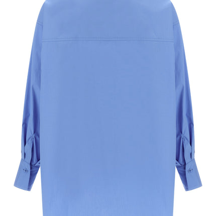 NUDE Blue Cotton Blouse NUDE
