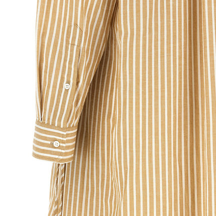 Polo Ralph Lauren Beige Cotton Midi Dress Polo Ralph Lauren