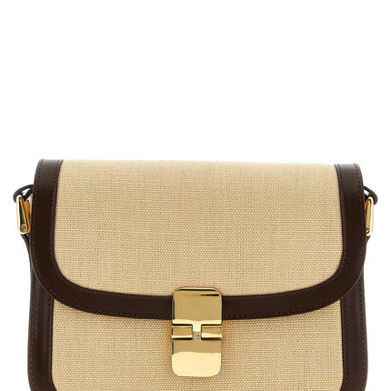 A.P.C. Beige Cotton Crossbody Bag A.P.C.