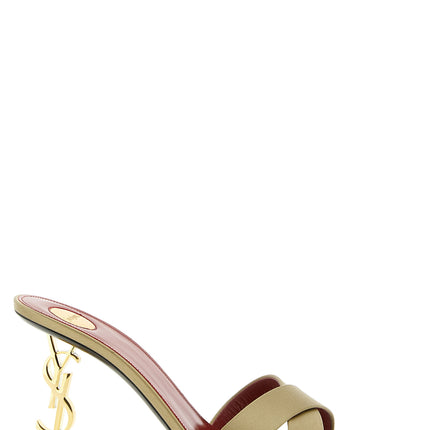 Saint Laurent Bicolor Viscose Stiletto Heel Sandals Saint Laurent