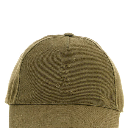 Saint Laurent Bicolor Cotton Cap (Baseball Hat) Saint Laurent