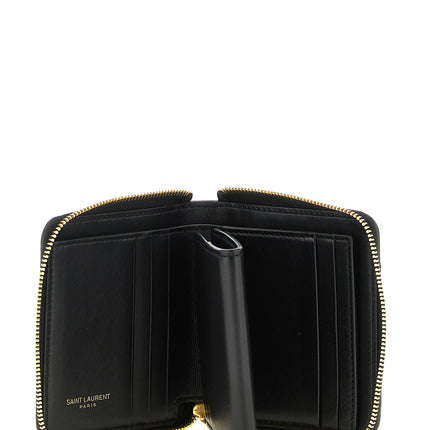 Saint Laurent Black Lamb Leather Cardholder Saint Laurent