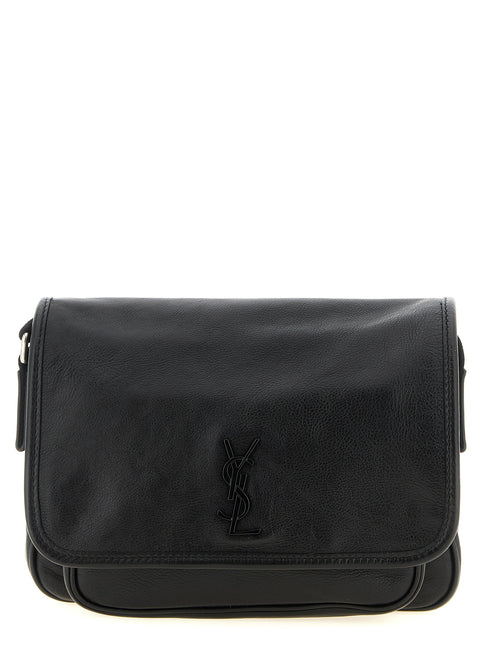 Saint Laurent Black Calfskin Crossbody Bag Saint Laurent
