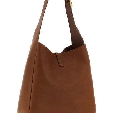 Saint Laurent Brown Calfskin Shoulder Bag Saint Laurent