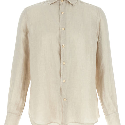 MC2 Saint Barth Beige Linen Blouse MC2 Saint Barth