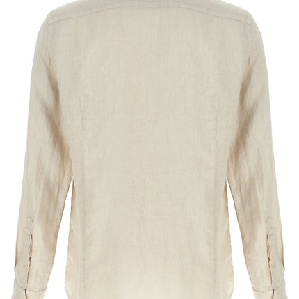 MC2 Saint Barth Beige Linen Blouse MC2 Saint Barth