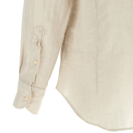 MC2 Saint Barth Beige Linen Blouse MC2 Saint Barth