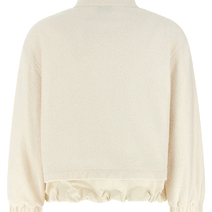 Moncler White Polyester Cardigan Moncler