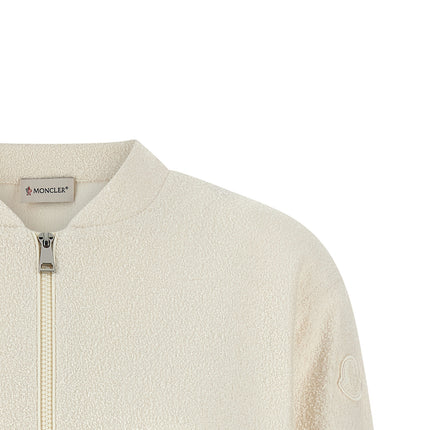 Moncler White Polyester Cardigan Moncler