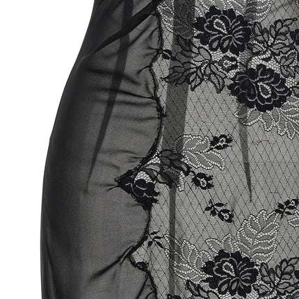 The Attico Black Cotton Midi Dress The Attico