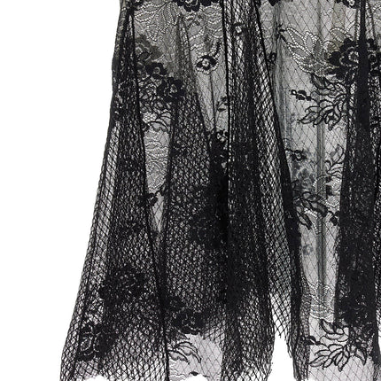 The Attico Black Cotton Midi Dress The Attico