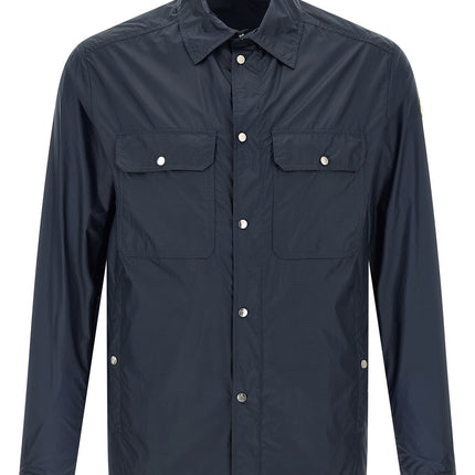 Moncler Blue Polyamide Blouse Moncler