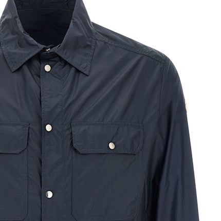 Moncler Blue Polyamide Blouse Moncler