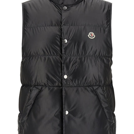 Moncler Black Polyester Sleeveless Jacket Moncler