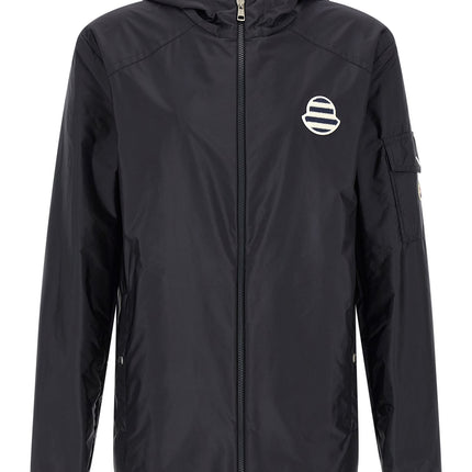 Moncler Blue Polyamide Shell Jacket Moncler