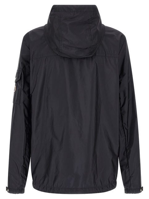 Moncler Blue Polyamide Shell Jacket Moncler