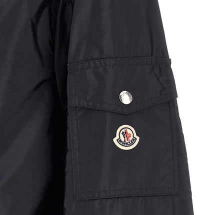 Moncler Blue Polyamide Shell Jacket Moncler