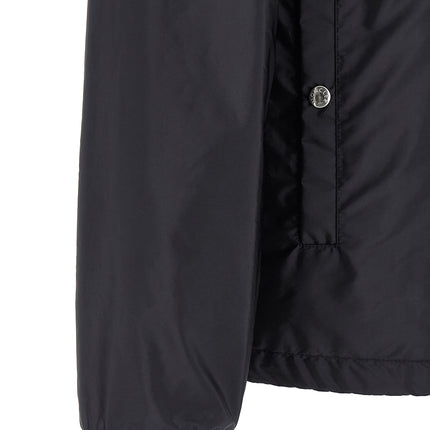 Moncler Blue Polyamide Shell Jacket Moncler