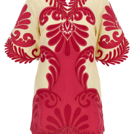 FARM RIO Fuchsia Viscose Short Dress FARM RIO