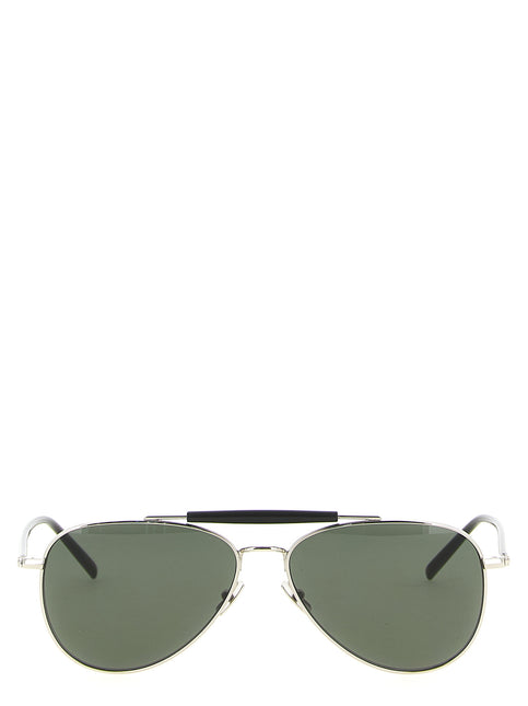 Saint Laurent Silver Acetate Sunglasses Saint Laurent