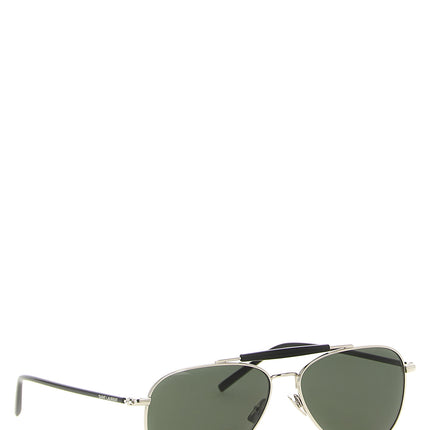 Saint Laurent Silver Acetate Sunglasses Saint Laurent
