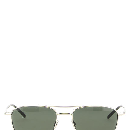 Saint Laurent Silver Acetate Sunglasses Saint Laurent