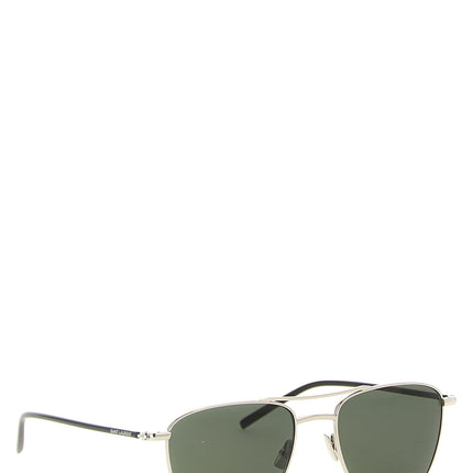 Saint Laurent Silver Acetate Sunglasses Saint Laurent