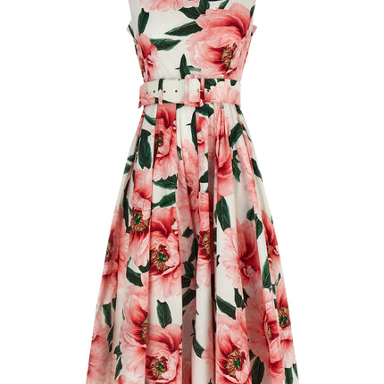 SAMANTHA SUNG Multicolor Cotton Midi Dress SAMANTHA SUNG
