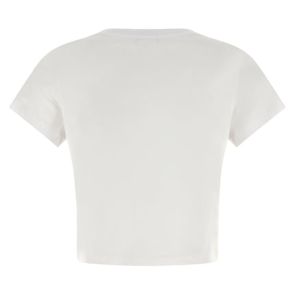 Maison Kitsuné White Cotton T-Shirt Maison Kitsuné